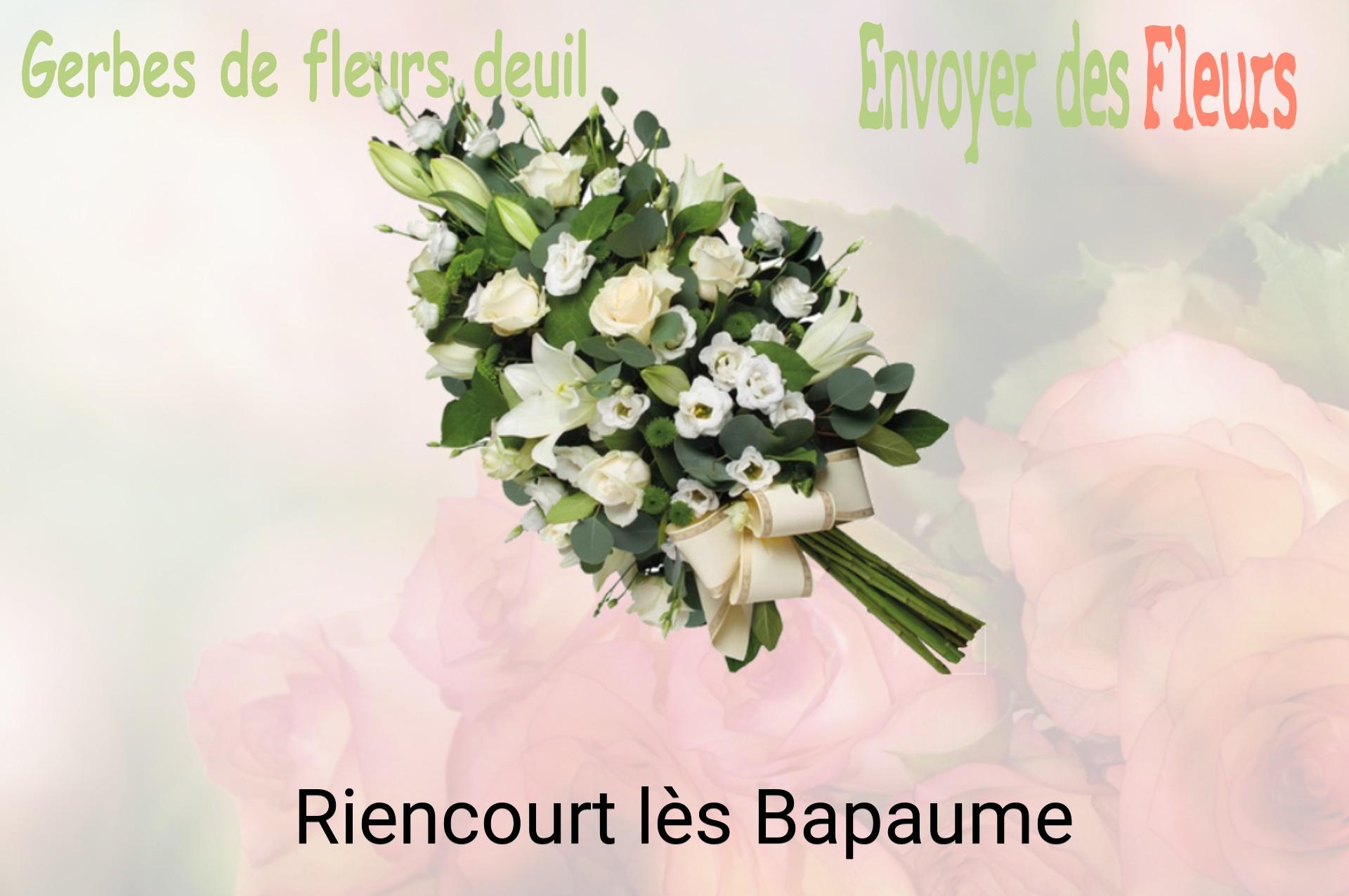 Gerbe de fleurs de deuil livrée à Riencourt-lès-Bapaume